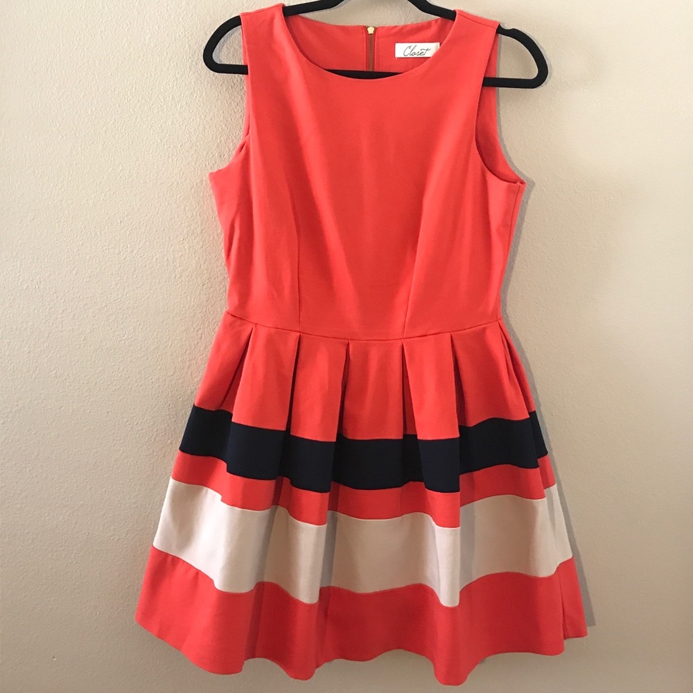 Orange Closet brand A-line dress